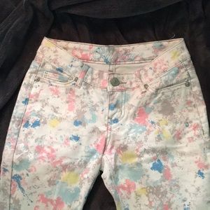 Delia*s Multicolor Patterned Jeans